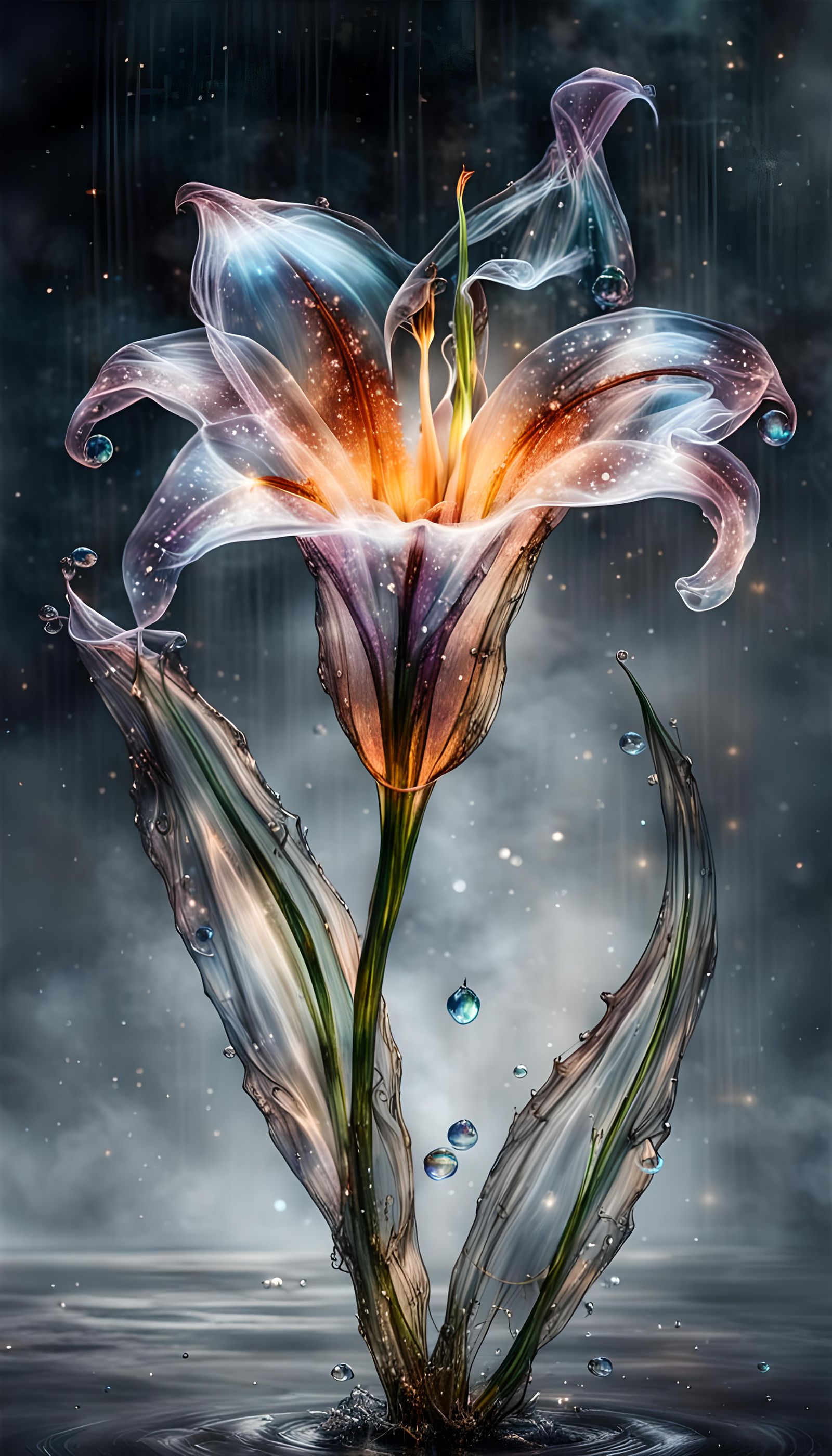 Glass lily