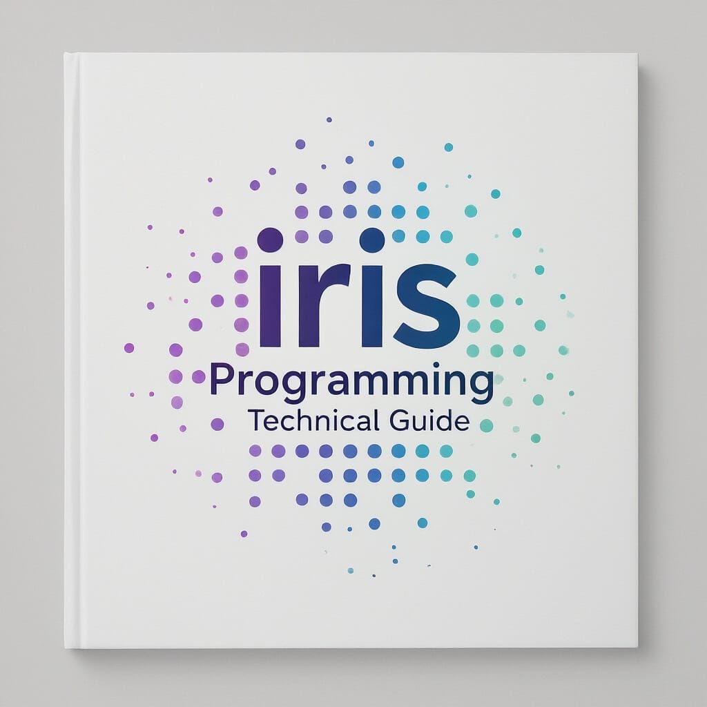 Colorful Dot Matrix Cover Design with Digital Particles