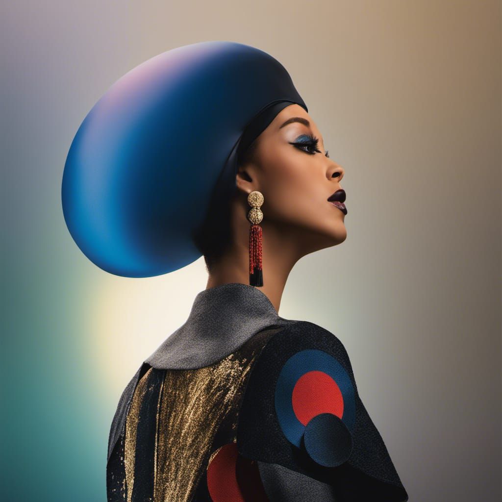 Hyperrealistic Bauhaus Poster with Dramatic Lighting