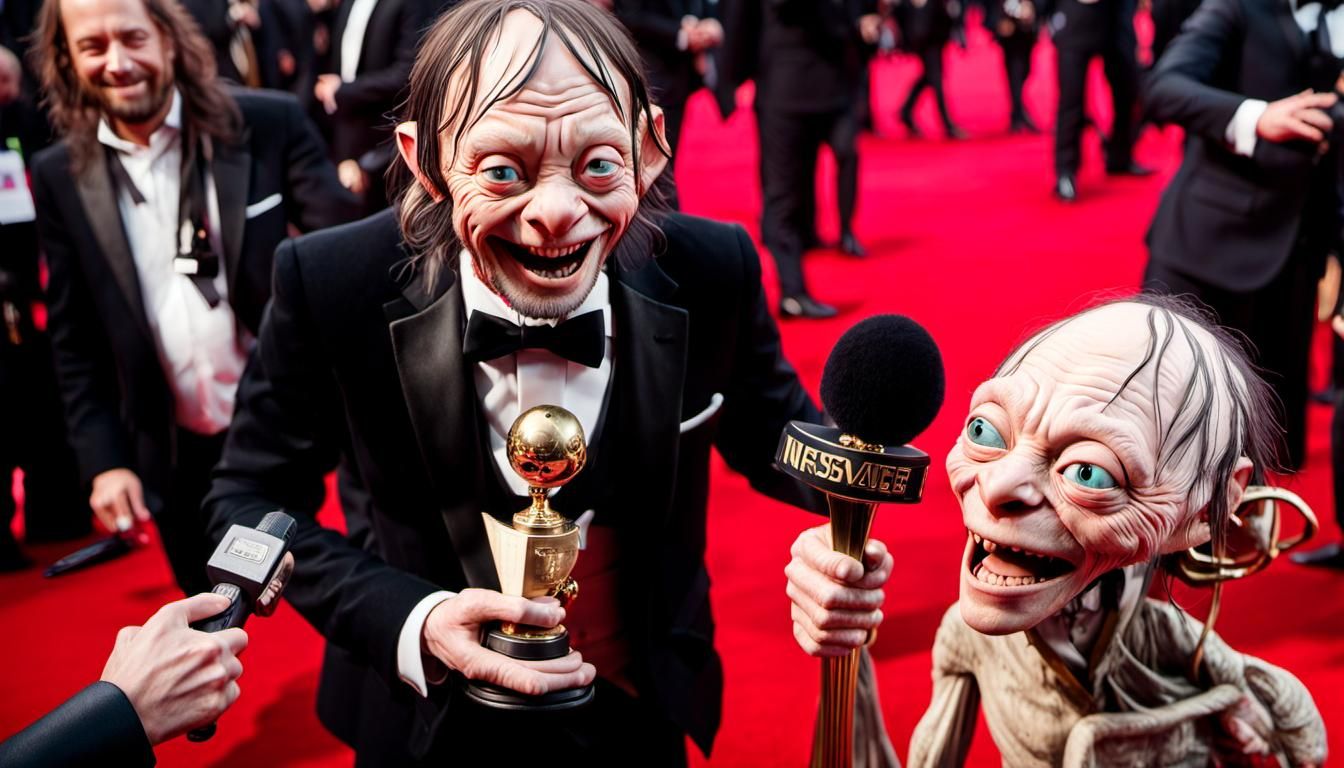 Gollum's Red Carpet Victory: A Cinematic Masterpiece