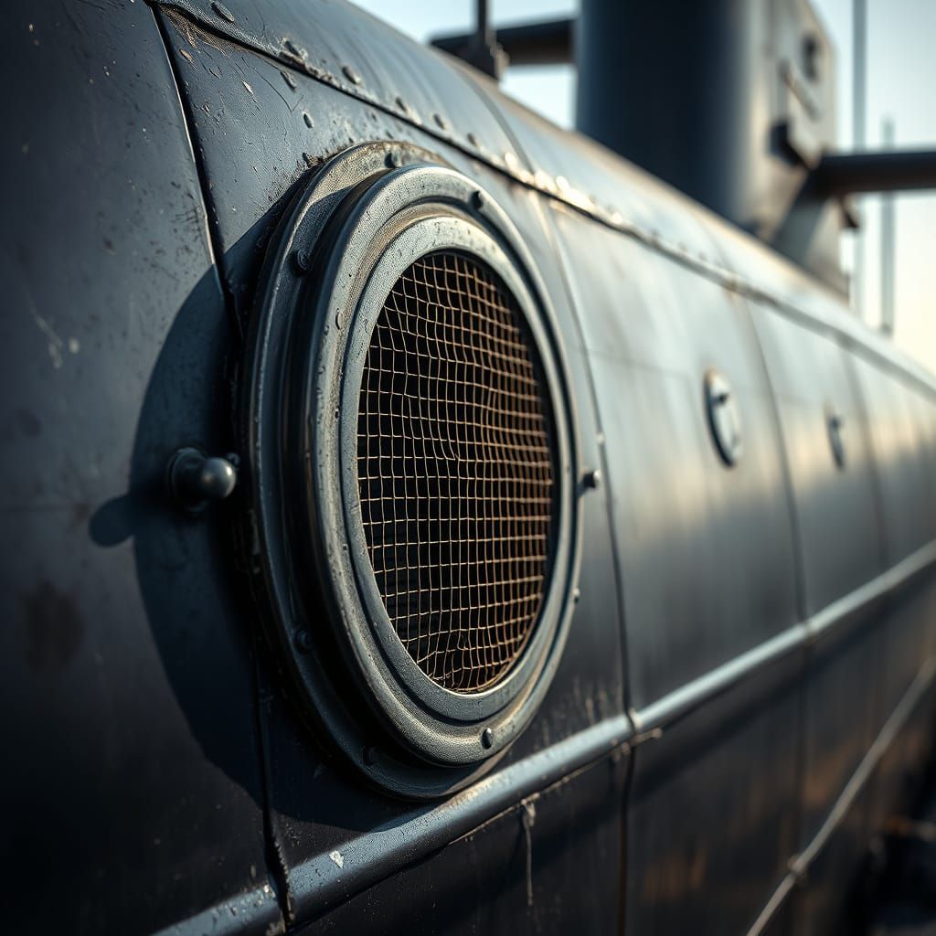 Submarine with Screen Door, McCurry Photography Style