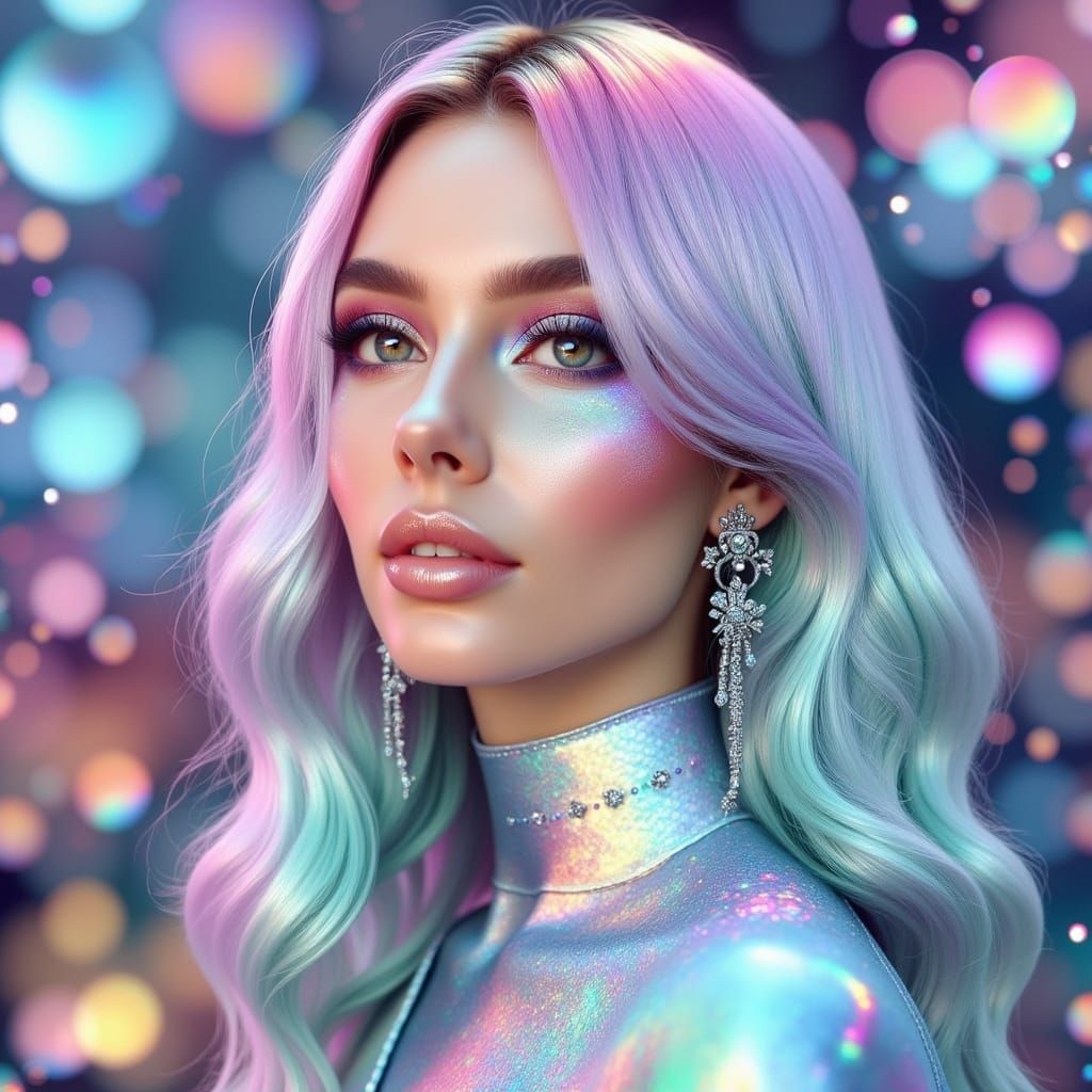 Iridescent Beauty Unveiled in Ethereal Opalescence