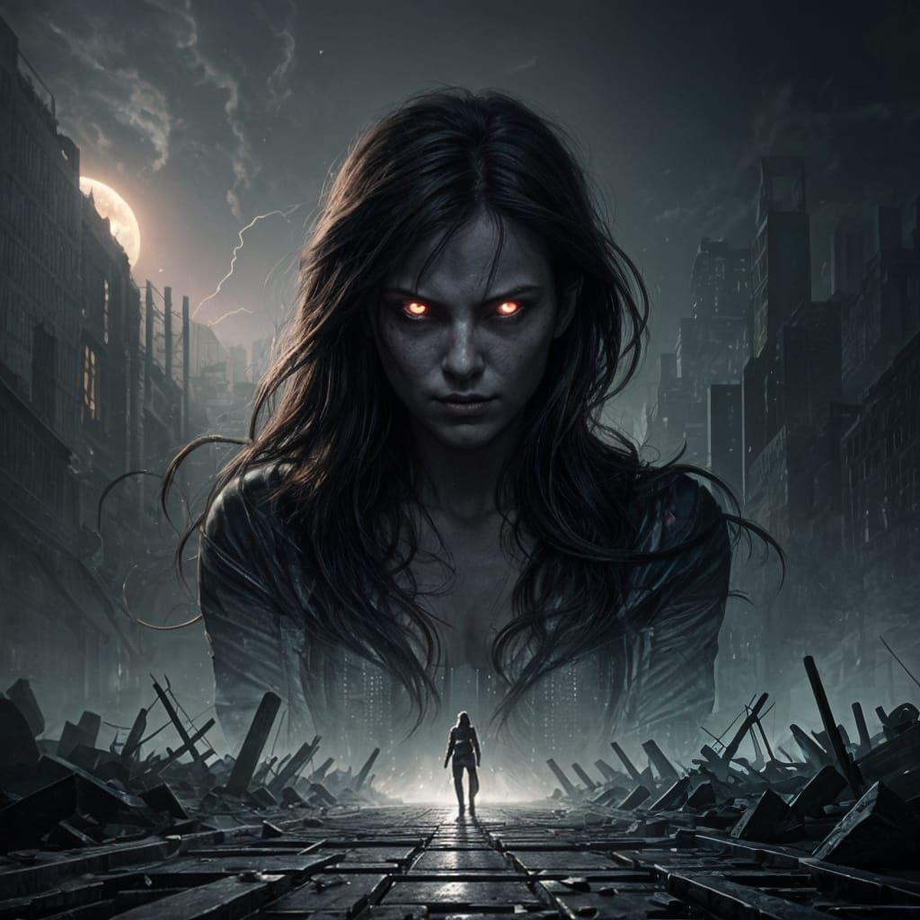 Sinister Figure Emerges from Darkness