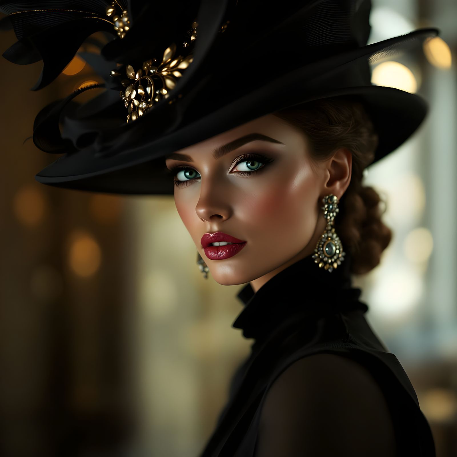 Goddess of Elegance: A Contemporary Fine Art Portrait