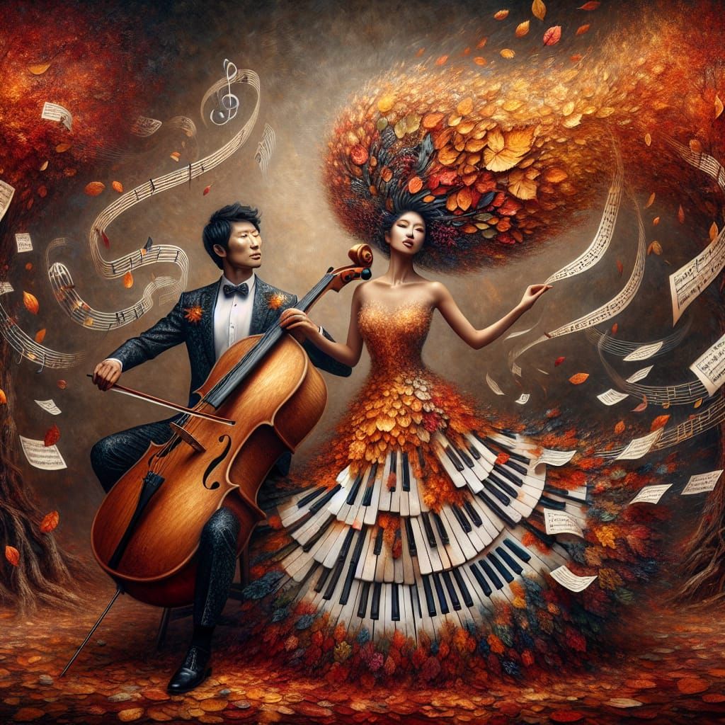 Enchanted Forest Musicians in Harmony