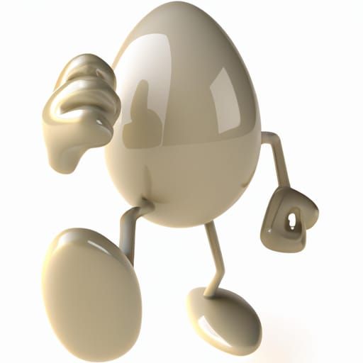 Detailed Illustration of a Human Egg Cell