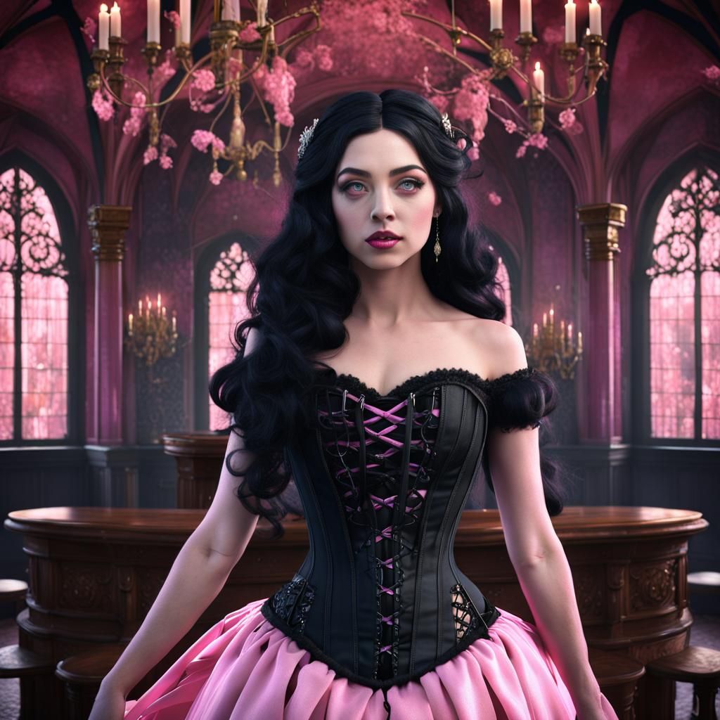 Gothic Aurora: A Twisted Fairytale in Detailed Matte Paintin...