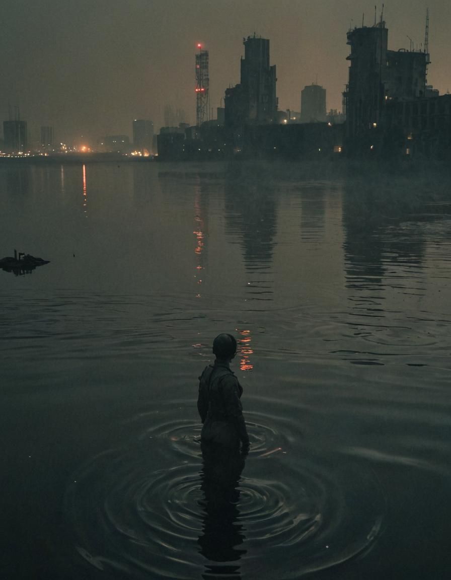 Dipping into dismal dreams.