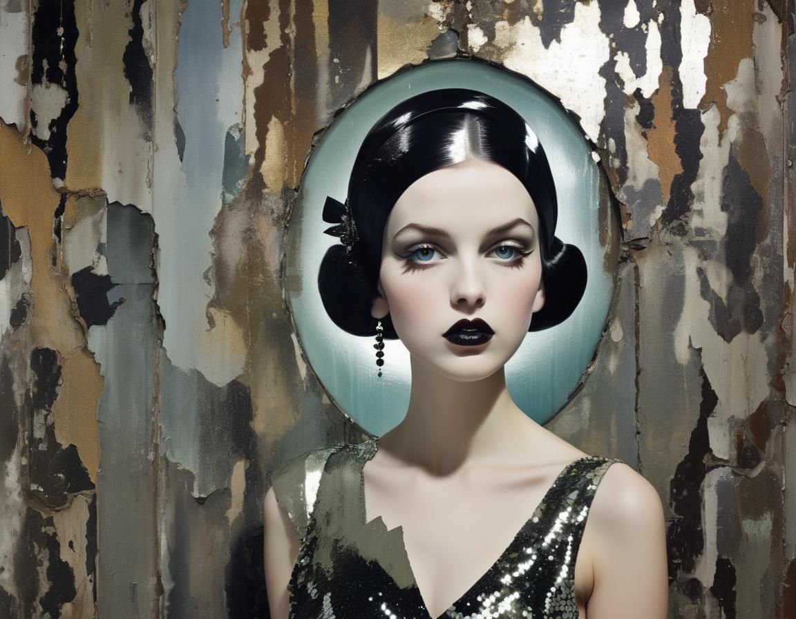 Industrial Gothic Character in Submerged Ruins