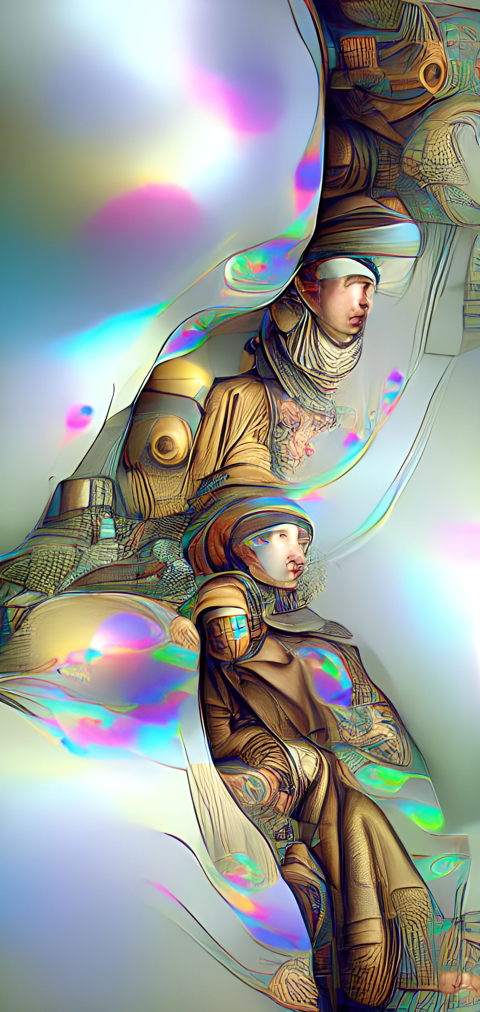 Golden Hour Helix in Expressionist Style