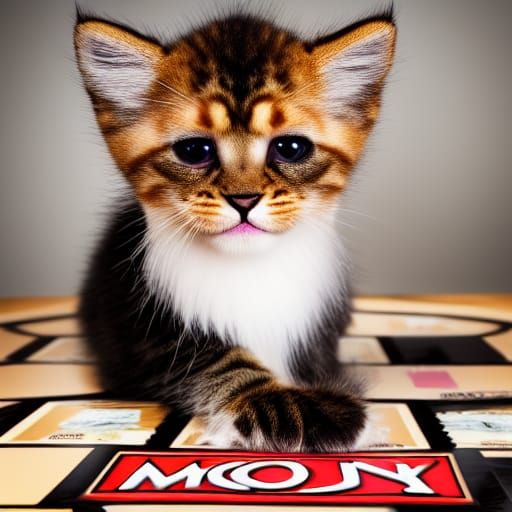 Angry Kitten Loses Monopoly in Haute Couture Style