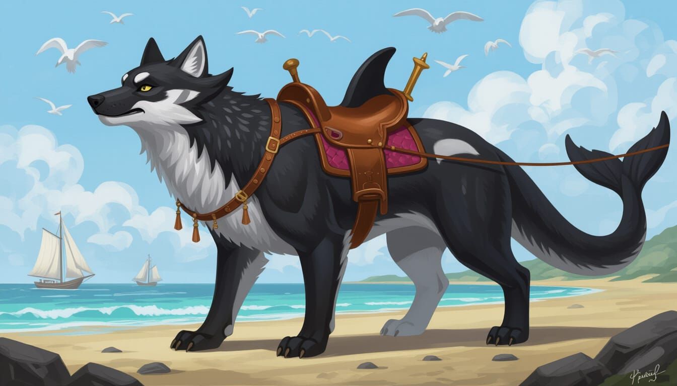 Studio Ghibli Style Hybrid Fantasy Creature