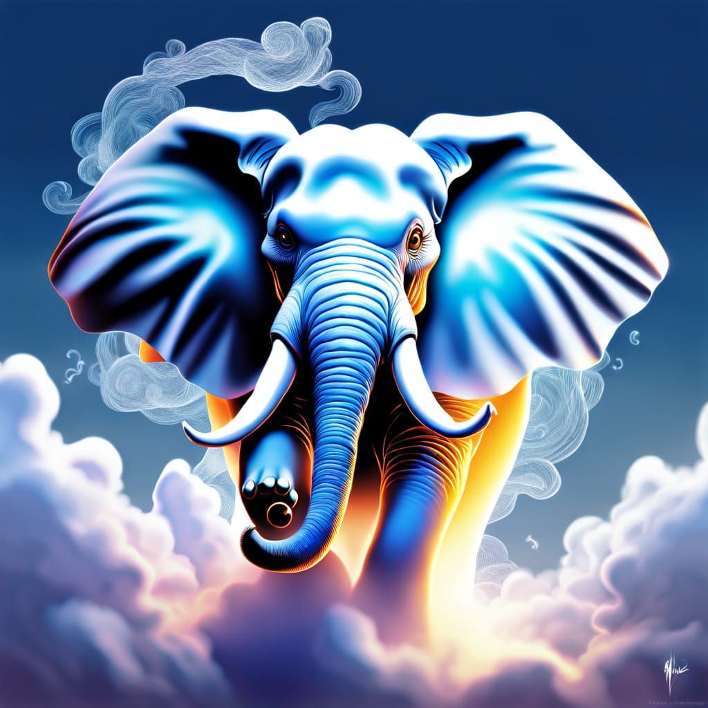 A solitary cloud :: imaginary Gossamer ethereal translucent ...