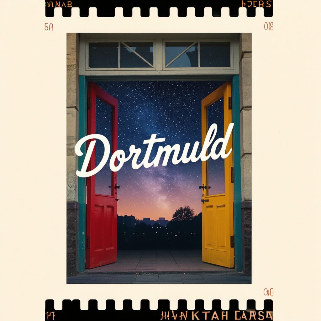 Doorway to Starry Space in Dortmund: Cinematic Film Still