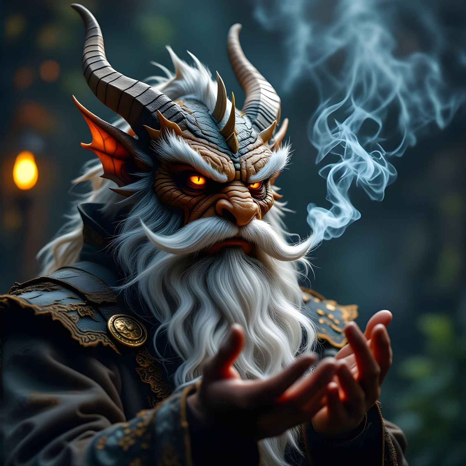 Imagine i am holding in my hand a small Dragon. The dragon h...