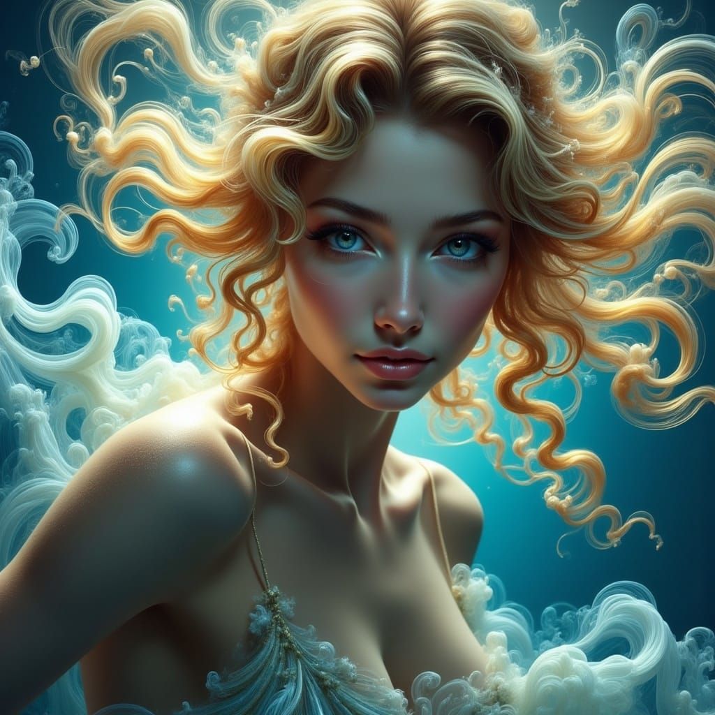 Ethereal Goddess of the Ocean Depths