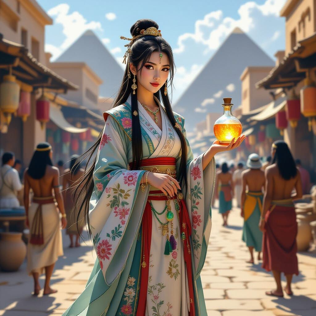 Ancient Egypt Meets Han Dynasty: Magic Potion Discovery