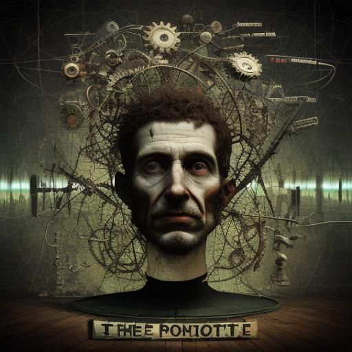 Dadaist Brain Researchers with Scientific Instruments