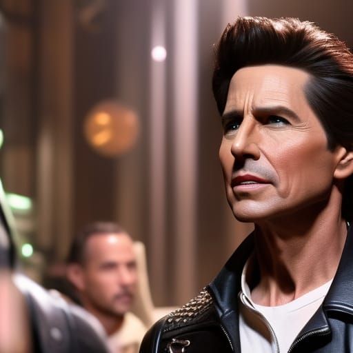Tom Cruise as The Fonz: 8k Digital Art