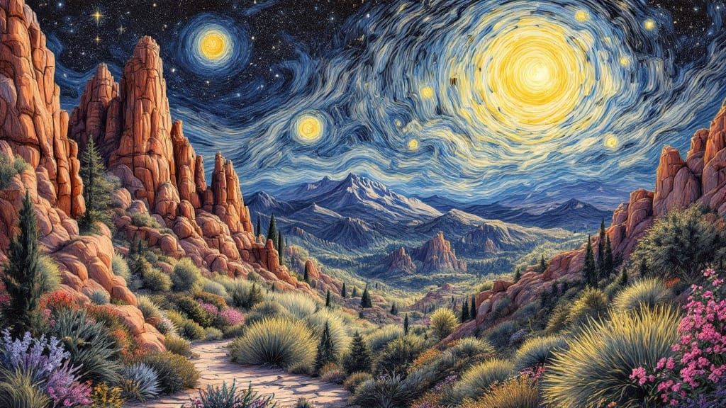 Vibrant Garden of the Gods in Colorado Springs
