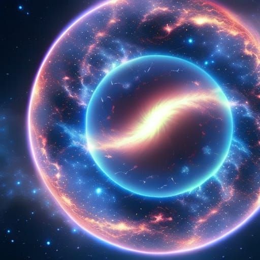 Space-Themed Fractal Design in Hyperrealistic 4K