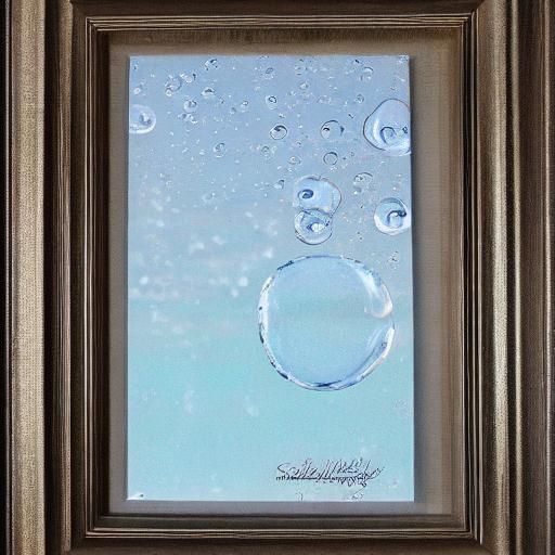 Abstract Acrylic Cells and Bubbles in Motion