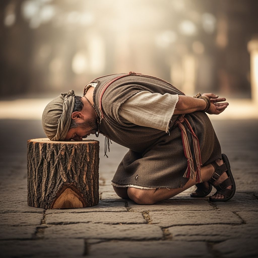 Bound Peasant in Photojournalistic Style