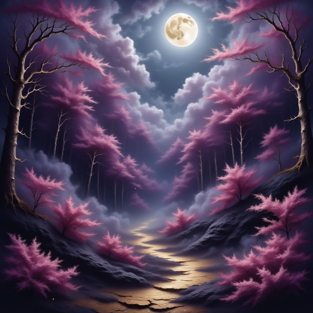 <lora:Ominous Skies:1.0> aubergine art forms in nature pepin...