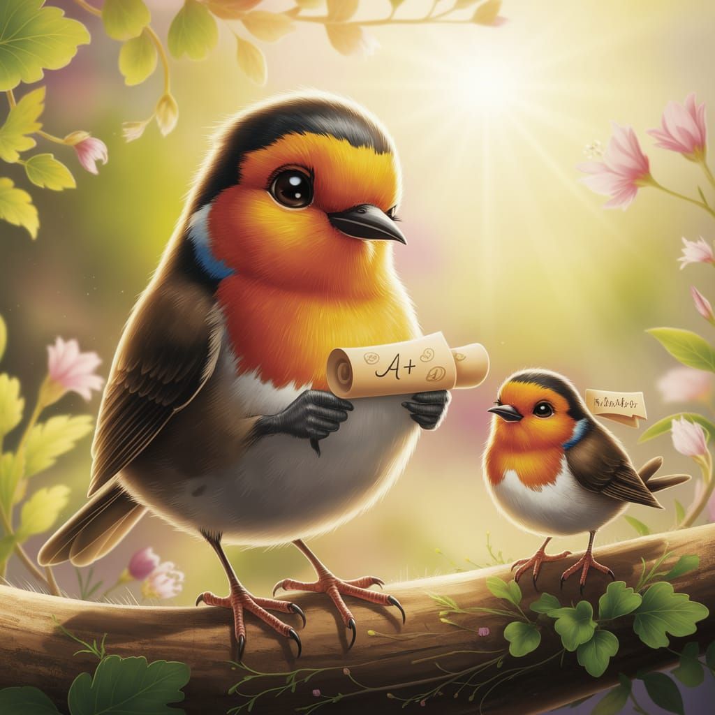 Father Robin's Pride: Son's Academic Achievement