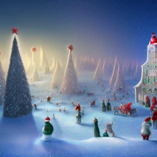 Magical Christmas at the North Pole in 8K