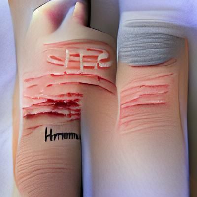AI Generated Image of Self Harm