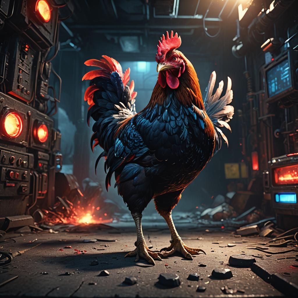Chicken Launches Nuke in Cinematic Matte Painting