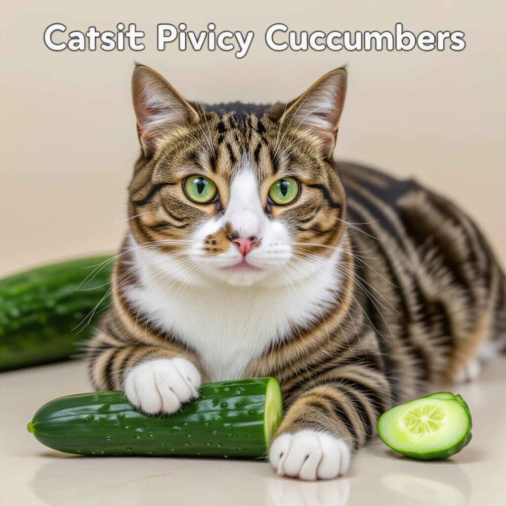 Cats and Cucumbers in Whimsical AI Art