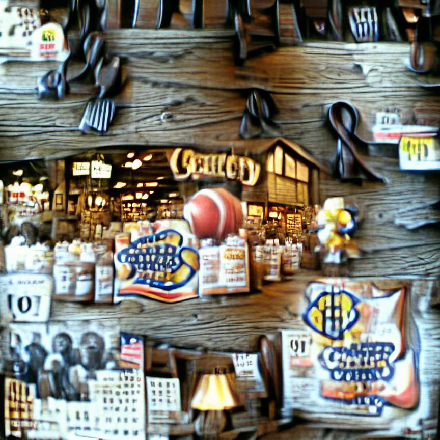 Nostalgic Charm of a Cracker Barrel Store