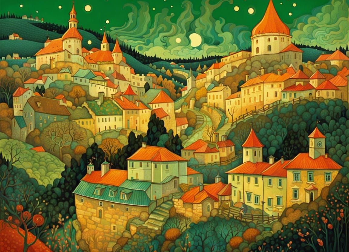 Glorious Kamianets-Podilskyi in Ukraine, Art Nouveau Style