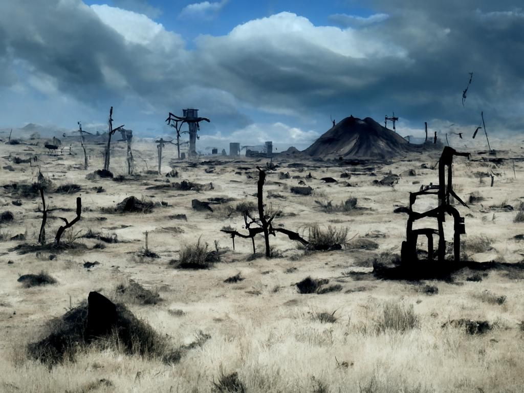Desolate wasteland
