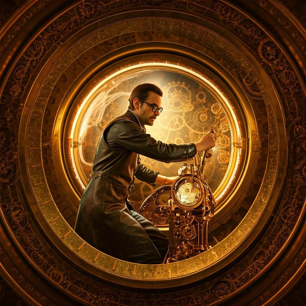 Inventor Sets Brass Time Machine to Future