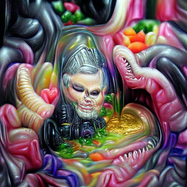 Vibrant, Sinister Vessel of Divine Love