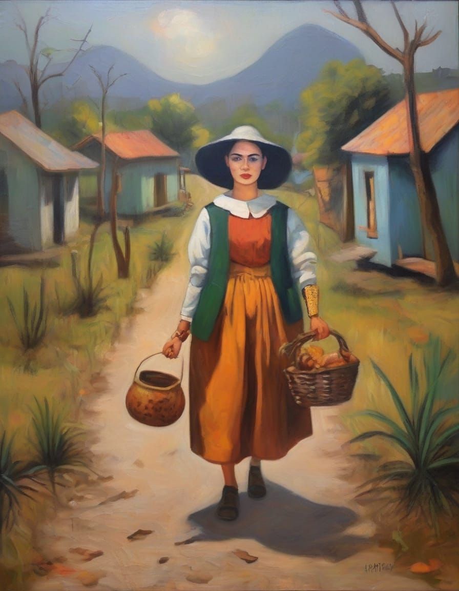 Halloween Witch Trick-or-Treating in Swamp Town