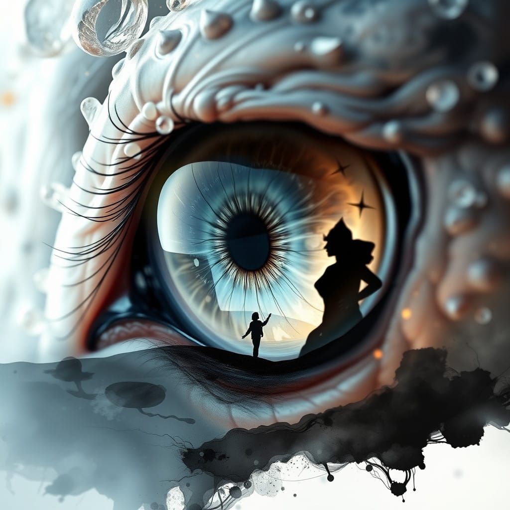 Ethereal Eye of a Mystical Creature