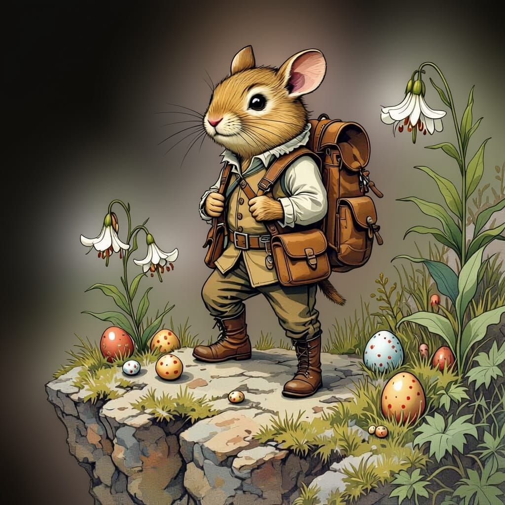 Pip P. Parsnip on Cliff Top Adventure