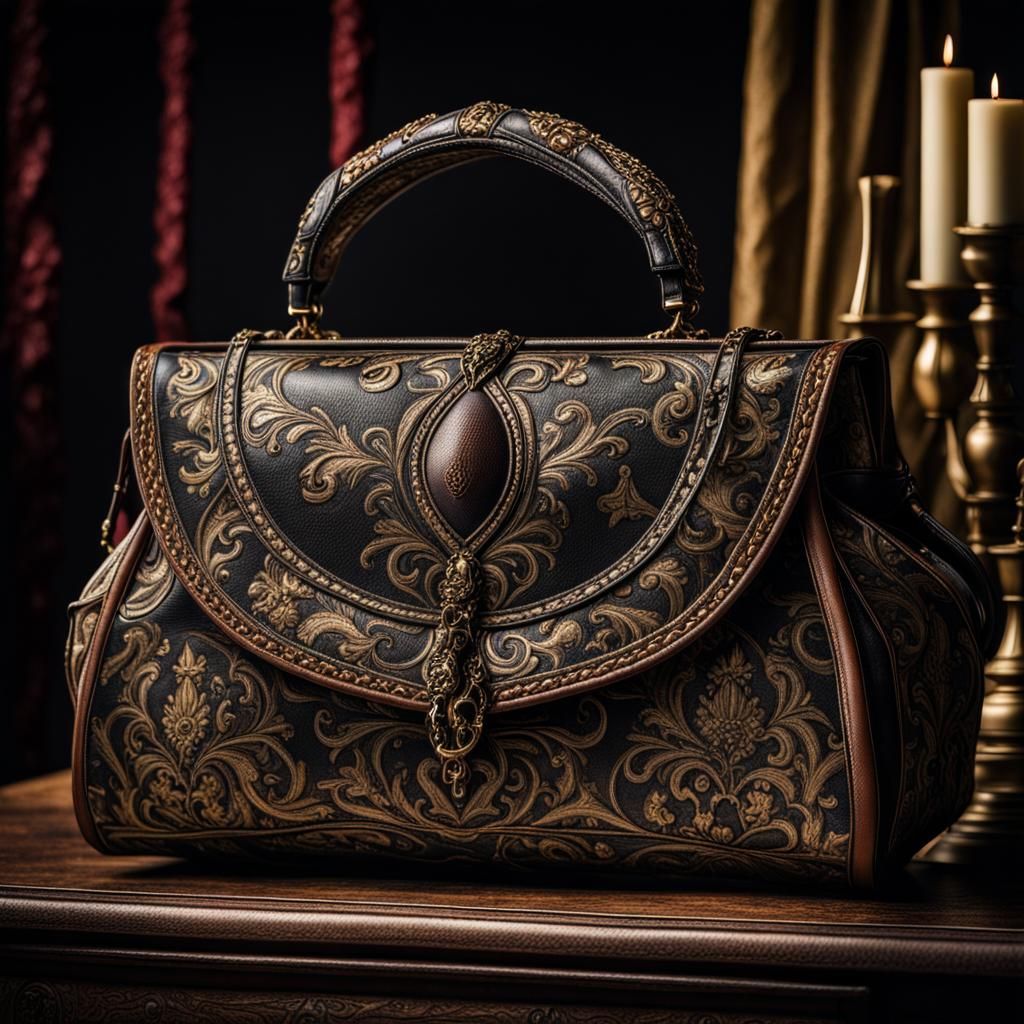 Modern Anne Boleyn Handbag: Hyperrealistic 64 Megapixel Rend...