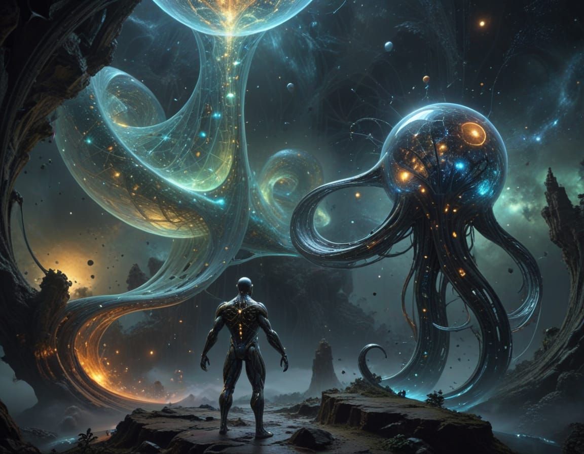 Sacred Geometry Landscape in Hyperspace