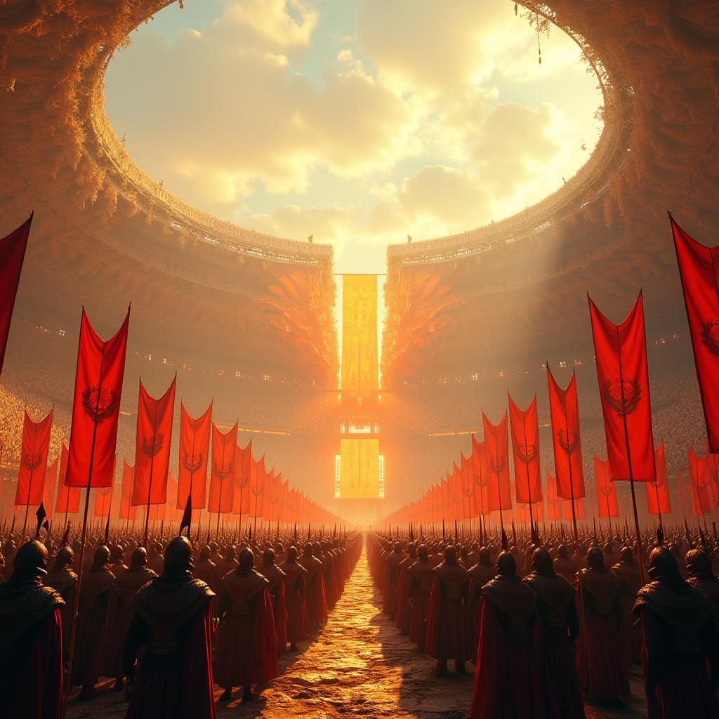 Stadium Under Siege by Golden Crimson Army
