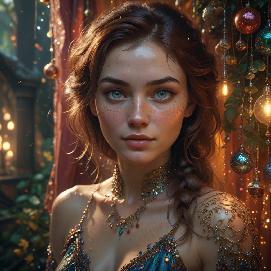 Whimsical Beauty Behind the Curtain