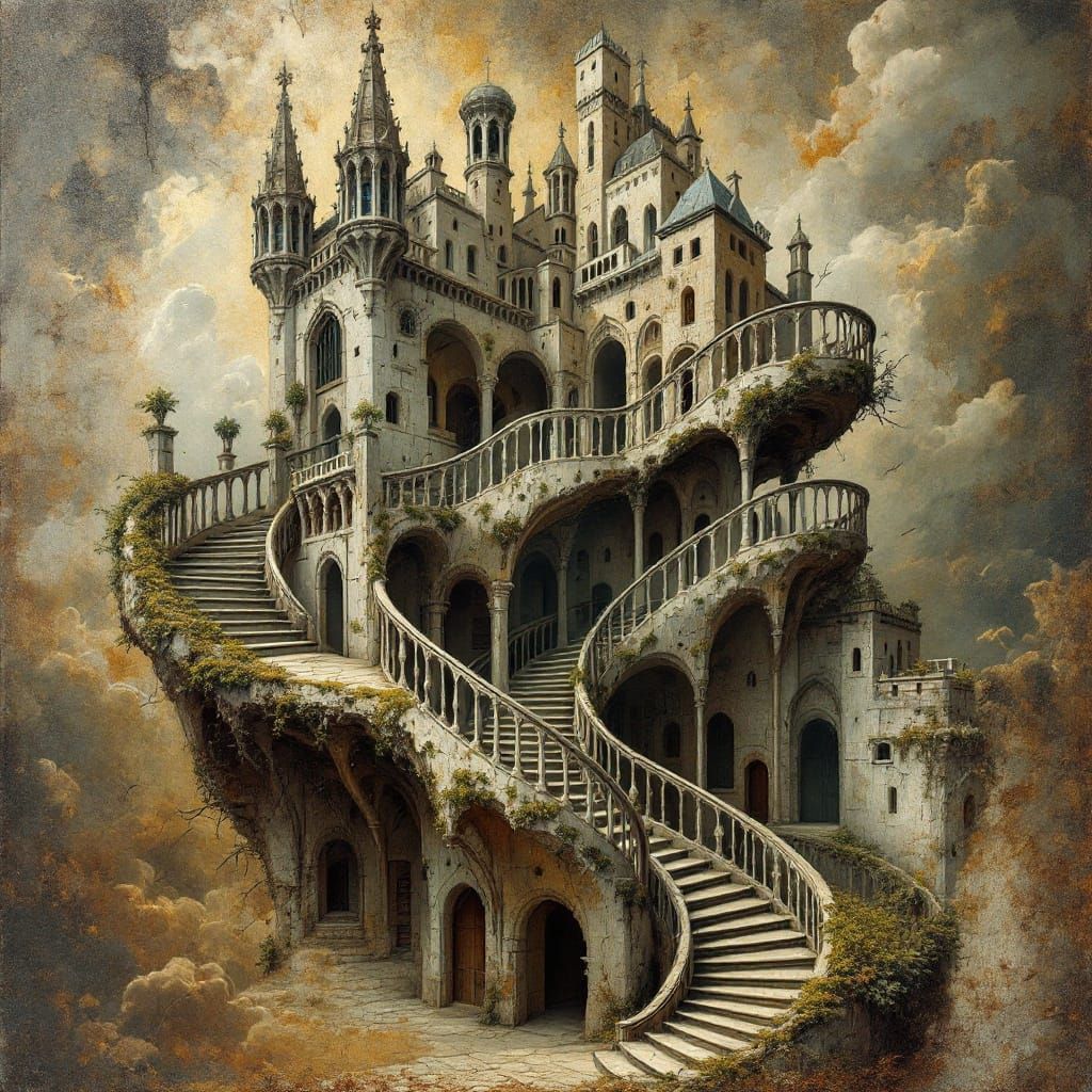 Ethereal, Impossible Architecture with Shifting Facade