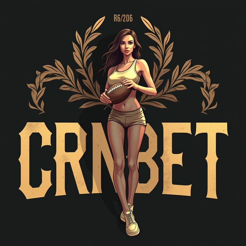 Elegant Woman in Athletic Attire Logo Design