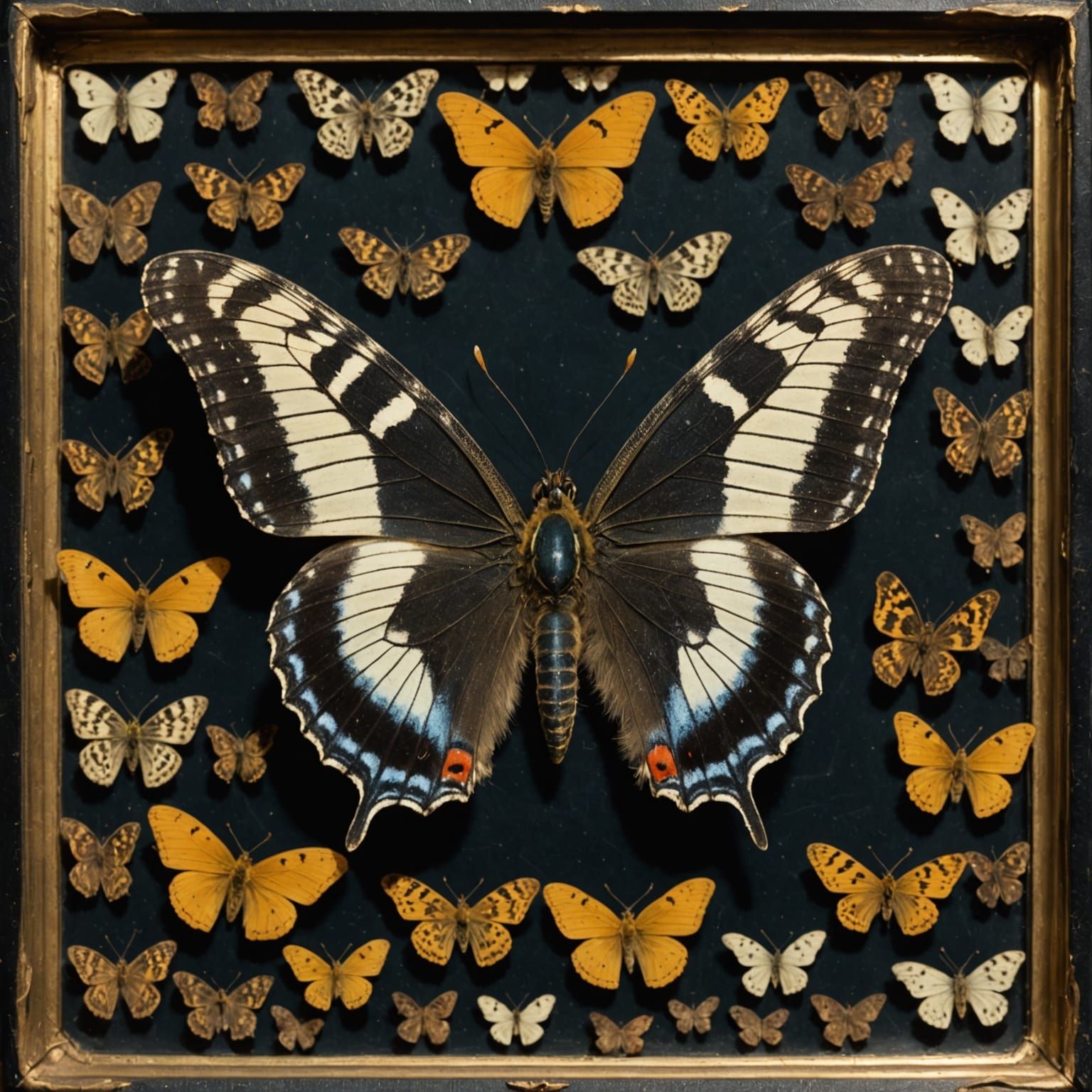 Ethereal Winged Beings in Ambrotype Film Frames