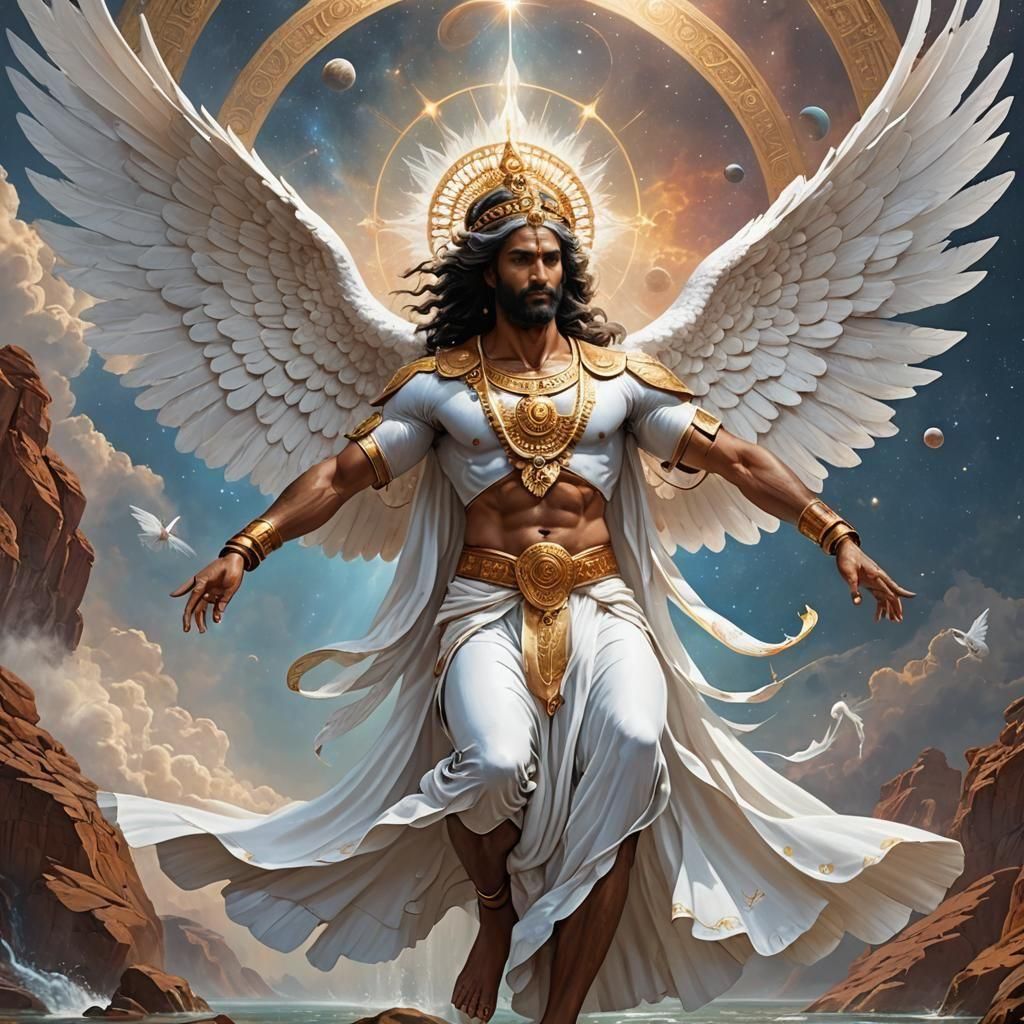 Guardian Angel Pahaliah: Hyperrealistic Yoga Teacher