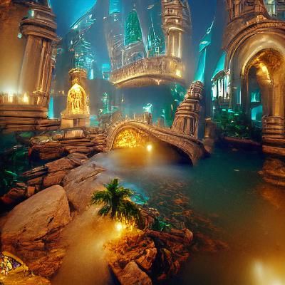 Spectacular AI Rendering of Atlantis Rising
